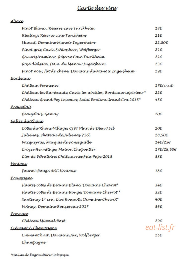 Au Pont de la Fecht — carte page 2