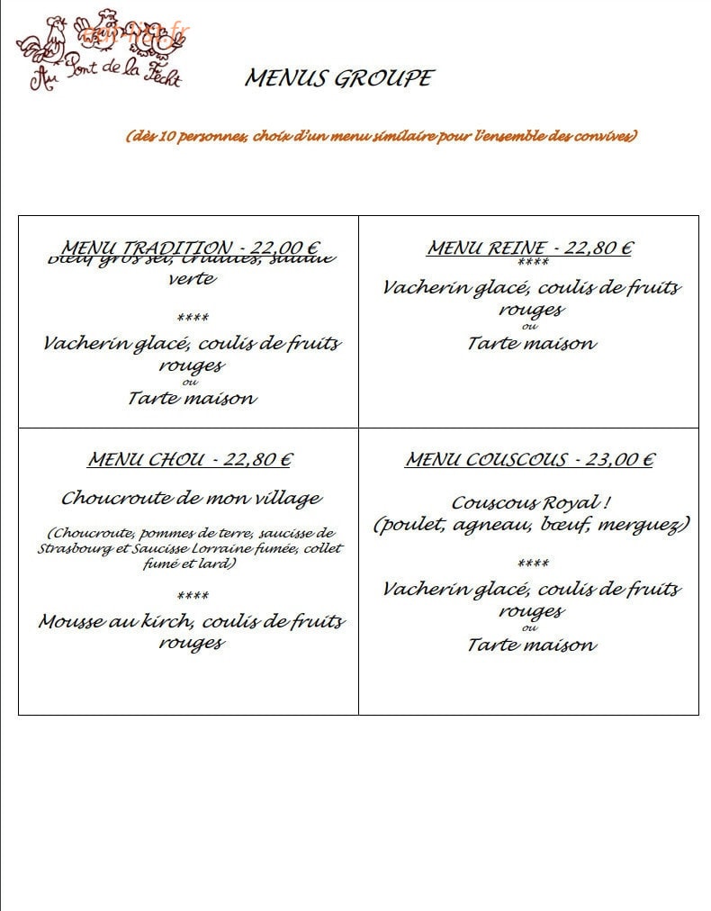 Au Pont de la Fecht — carte page 4