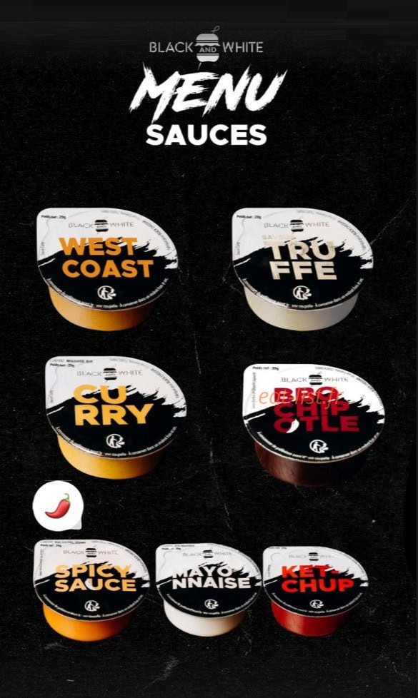Black & White Burger — carte page 6