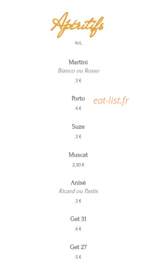 Brasserie Entrenous — carte page 14