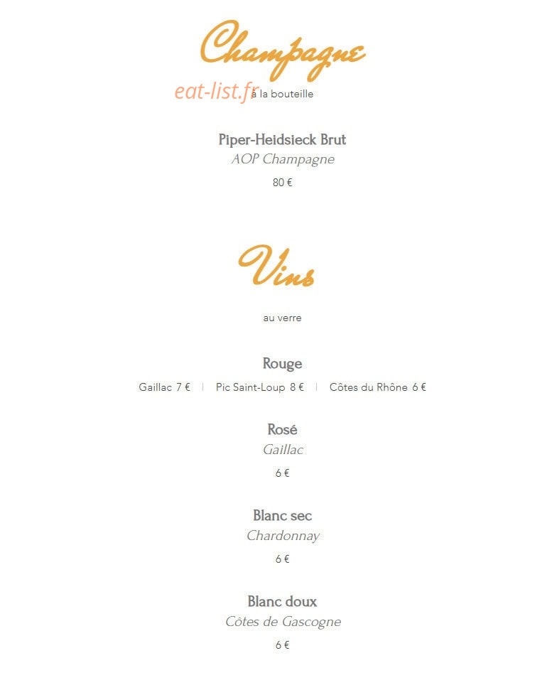 Brasserie Entrenous — carte page 12