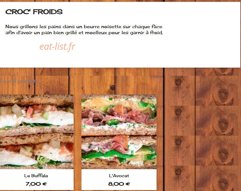 Croc’ Factory — carte page 1