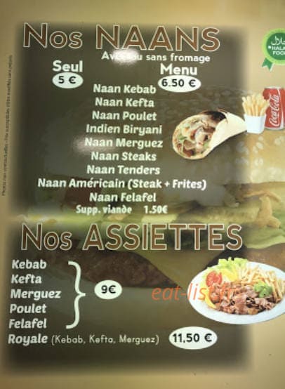 Kebab La Pause — carte page 2
