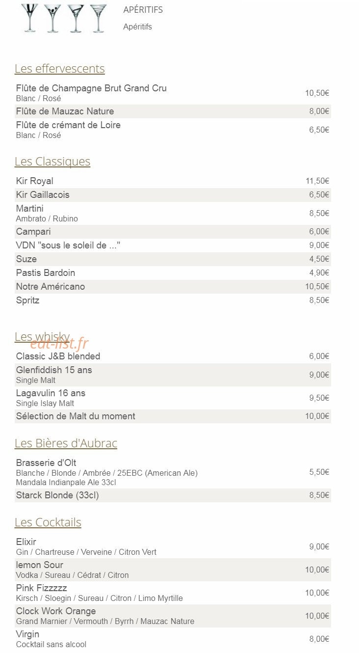 L'Epicurien — carte page 3
