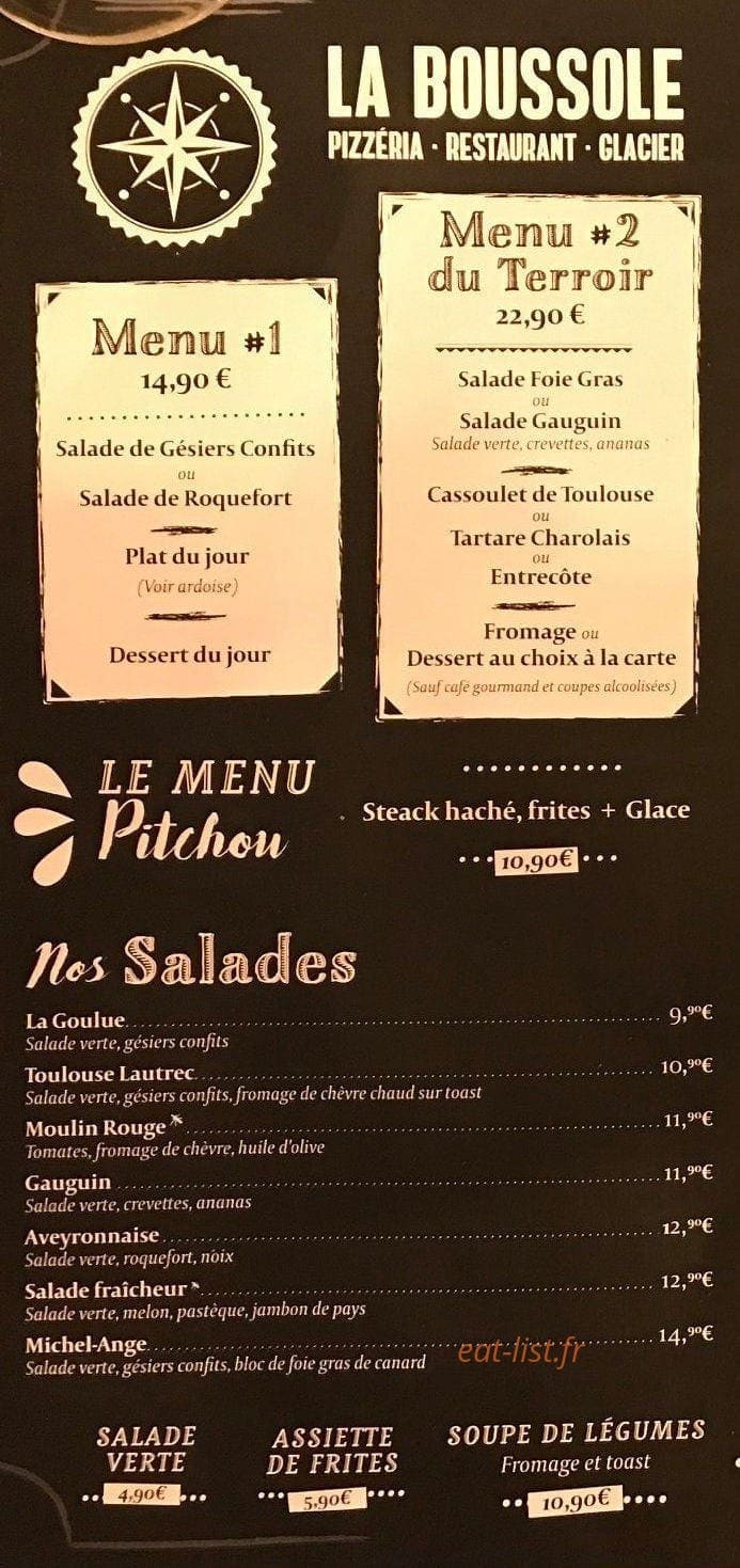 La Boussole — carte page 1
