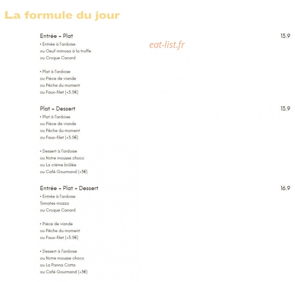 La Côte & l'Arête — carte page 1