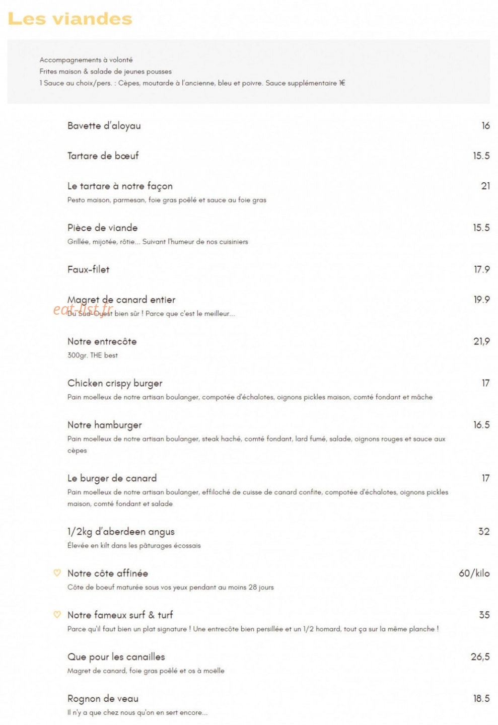 La Côte & l'Arête — carte page 5
