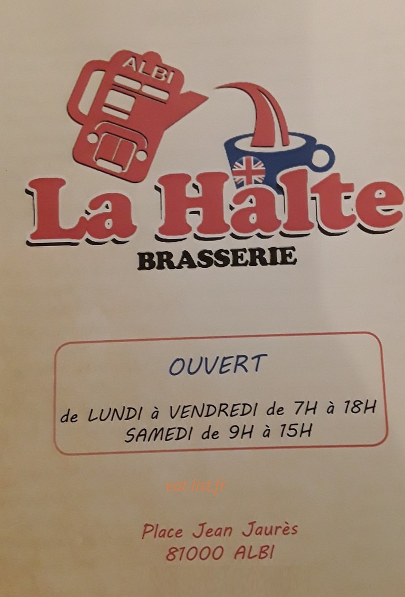 La Halte — carte page 1