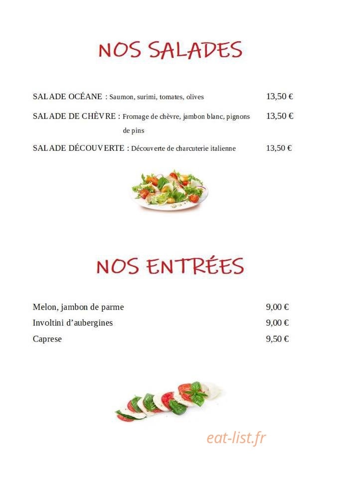 La Piccola — carte page 3