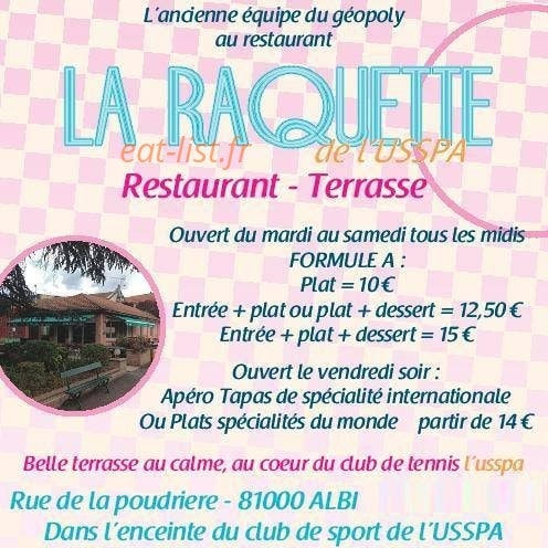La Raquette de l'Usspa — carte page 1