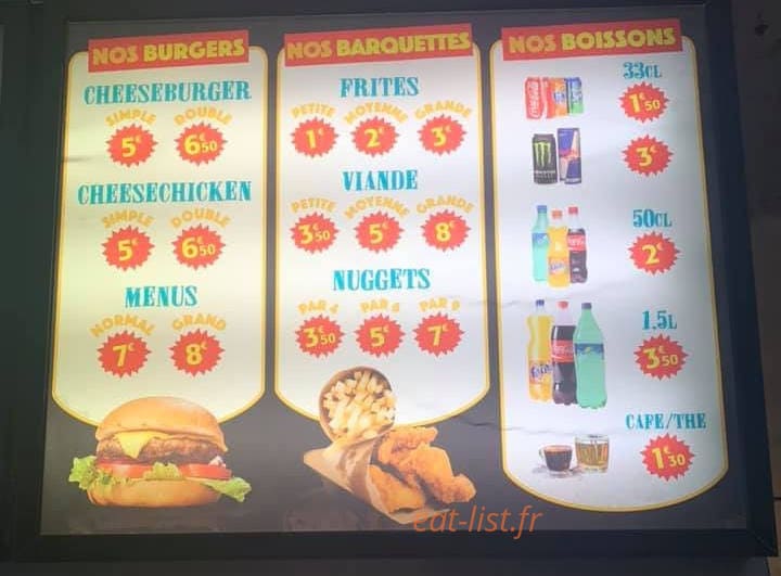 La Terrasse Kebab — carte page 3