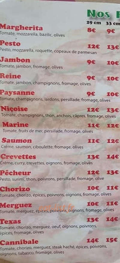 La Tour de Pizza — carte page 3