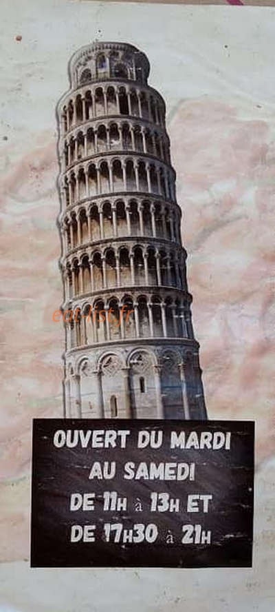 La Tour de Pizza — carte page 6