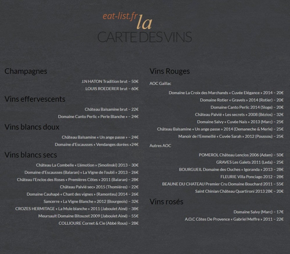 Le lautrec — carte page 4