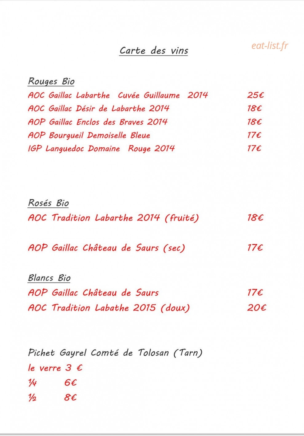 Le papillon — carte page 3