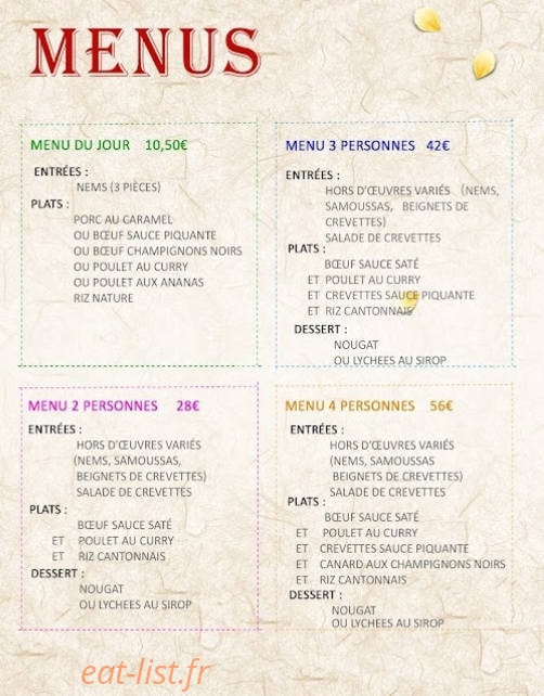 Le Pékin — carte page 3