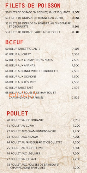 Le Pékin — carte page 5