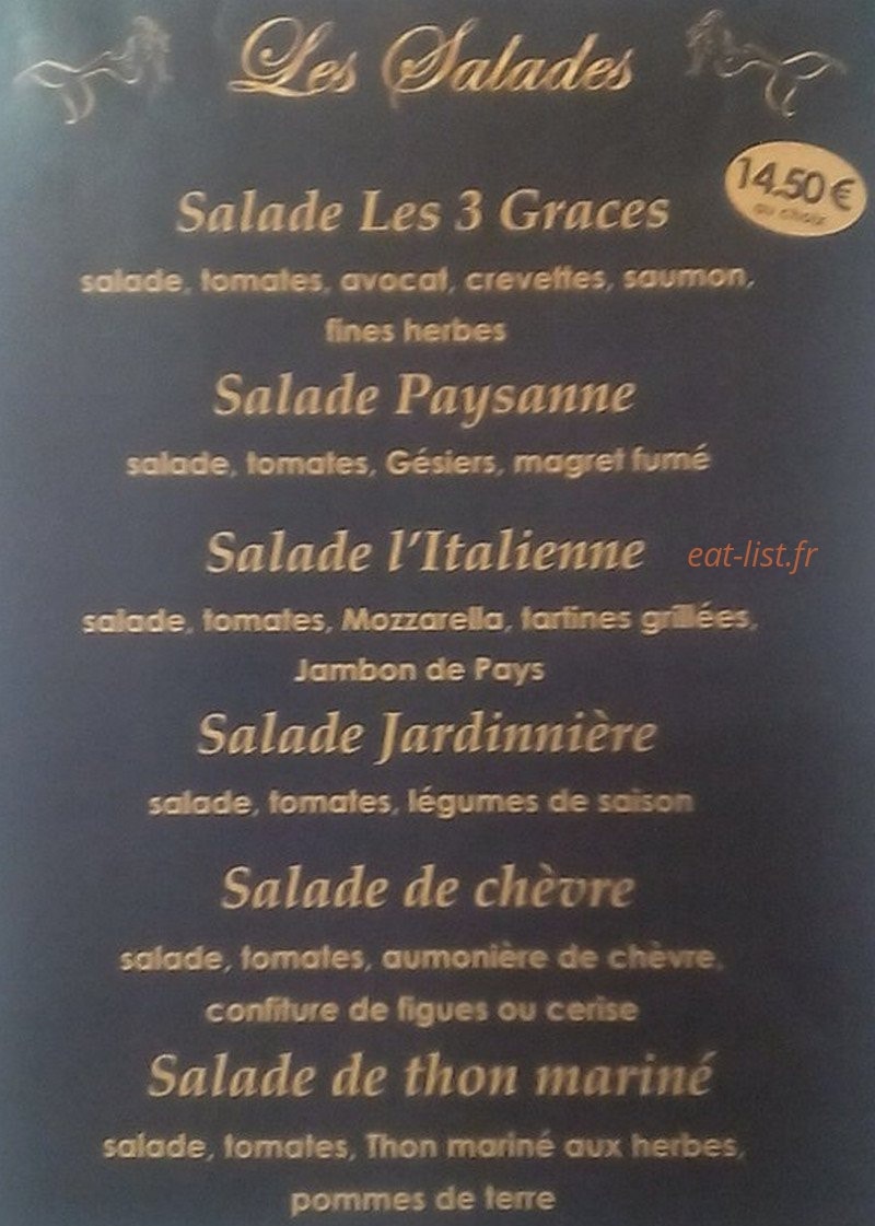 Les 3 Graces — carte page 5