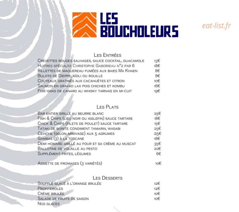 Les Boucholeurs — carte page 1