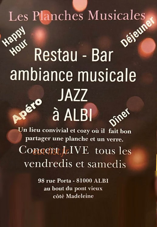 Les Planches Musicales — carte page 1