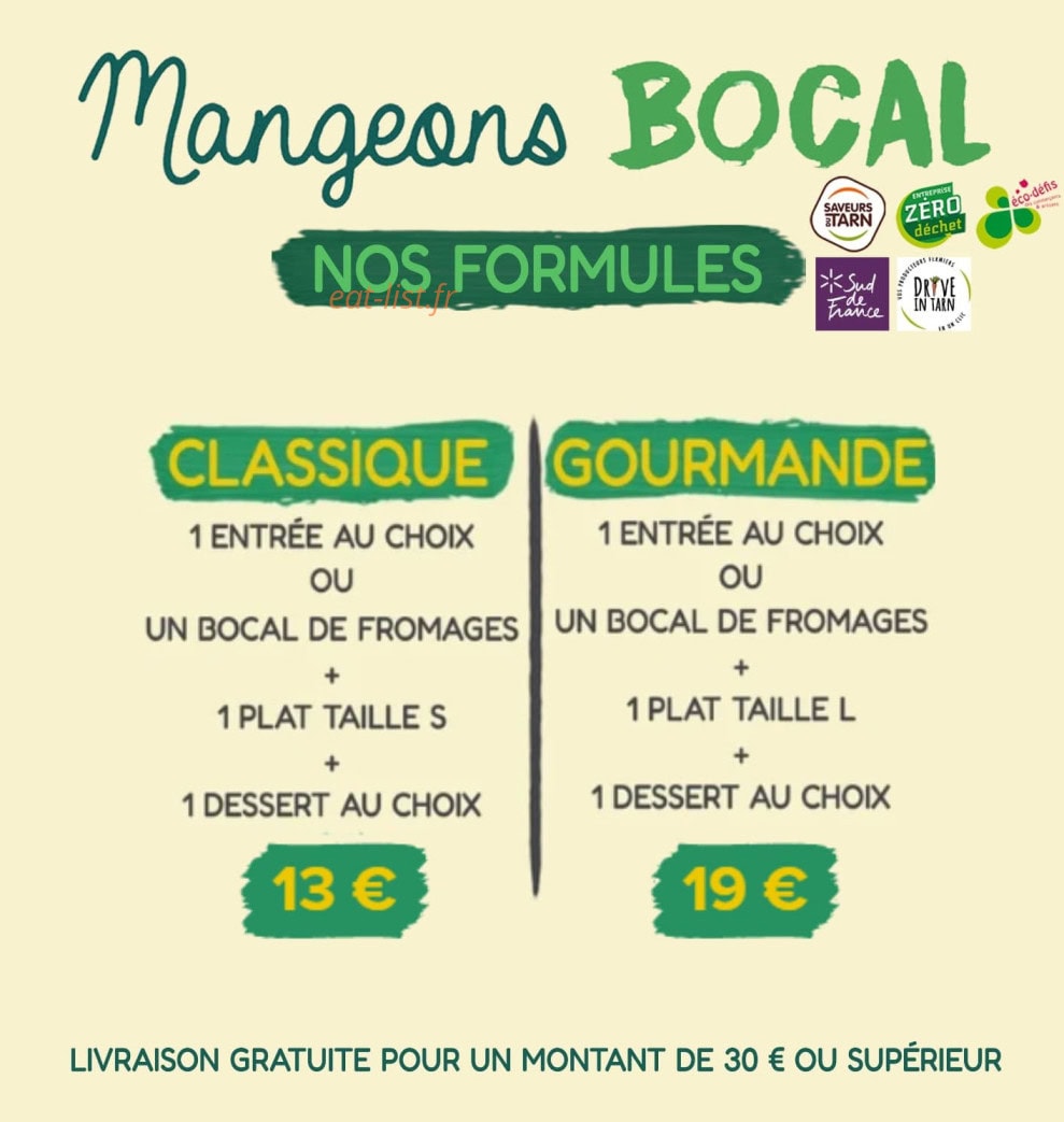 Mangeons bocal — carte page 1