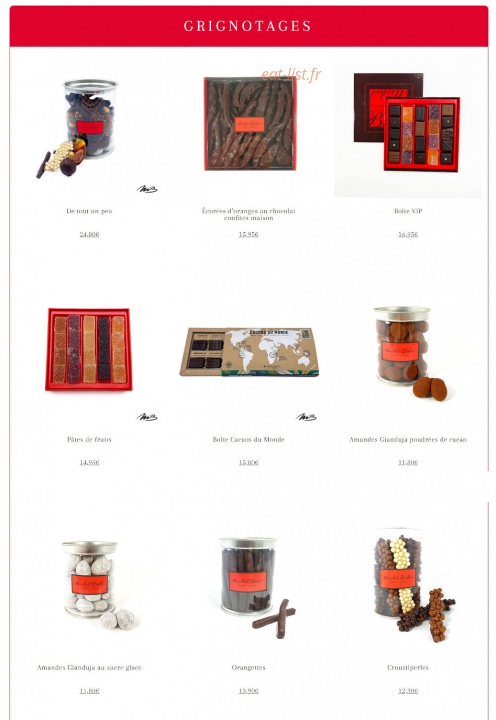 Michel Belin — carte page 8