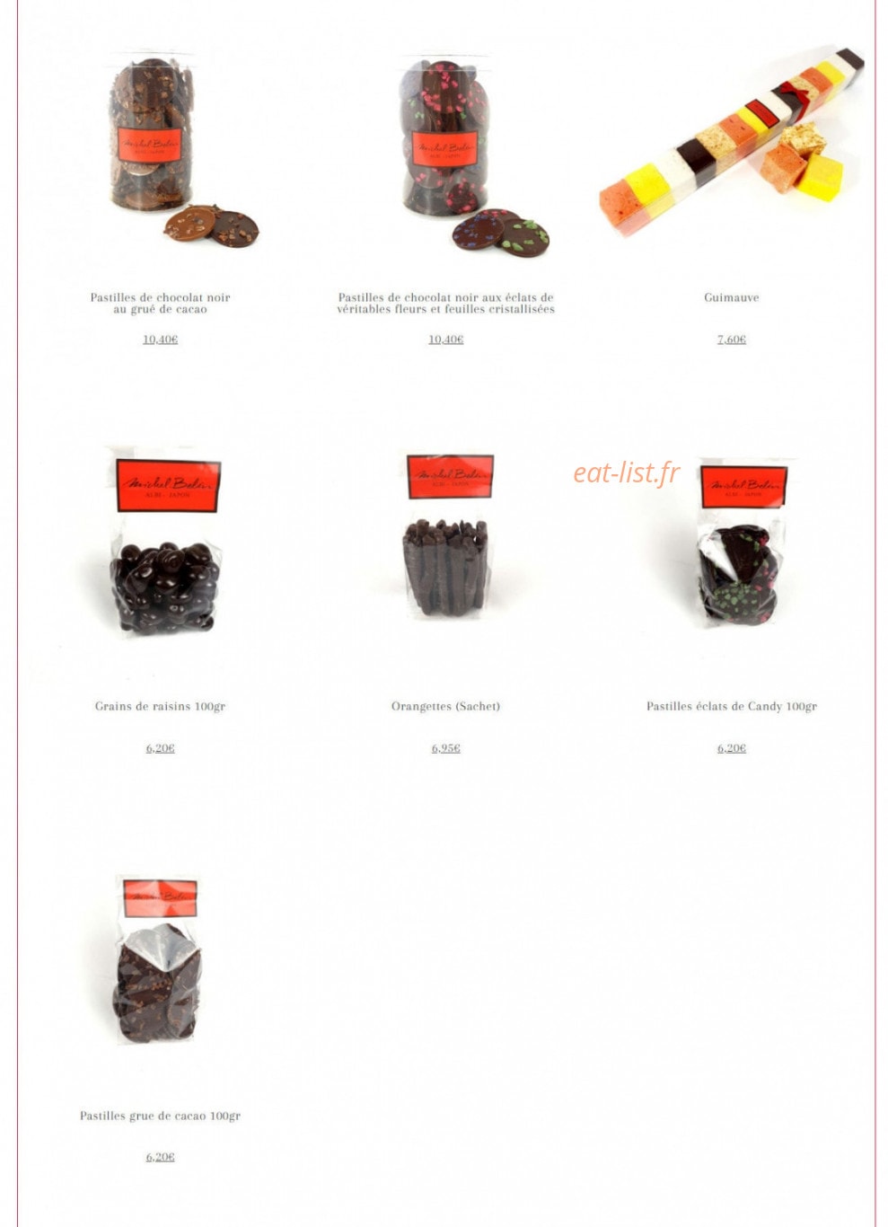 Michel Belin — carte page 9