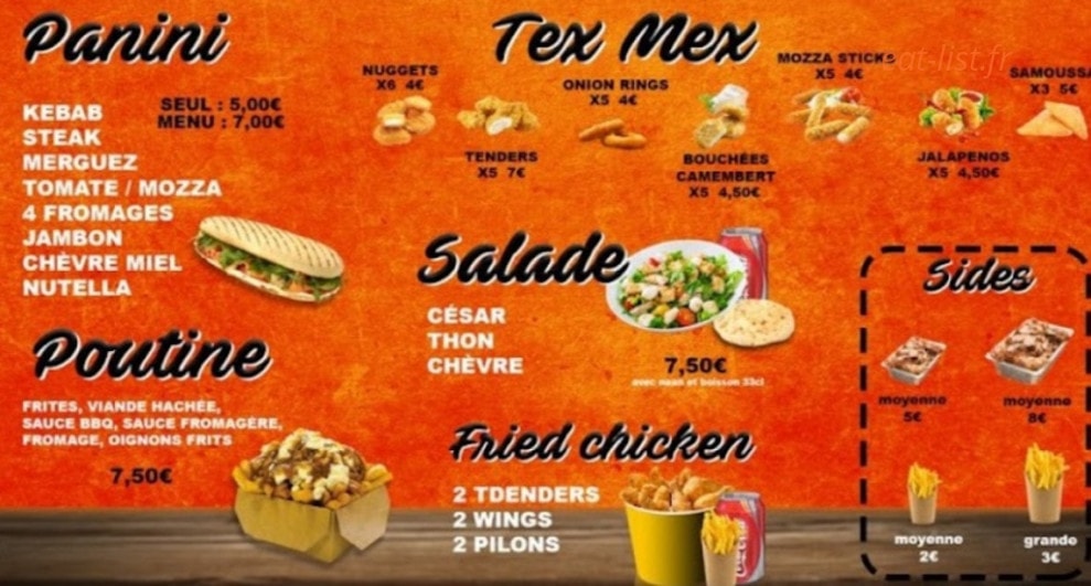 ô naan kebab — carte page 3