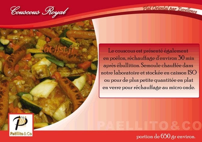 Paëllito & Co — carte page 3