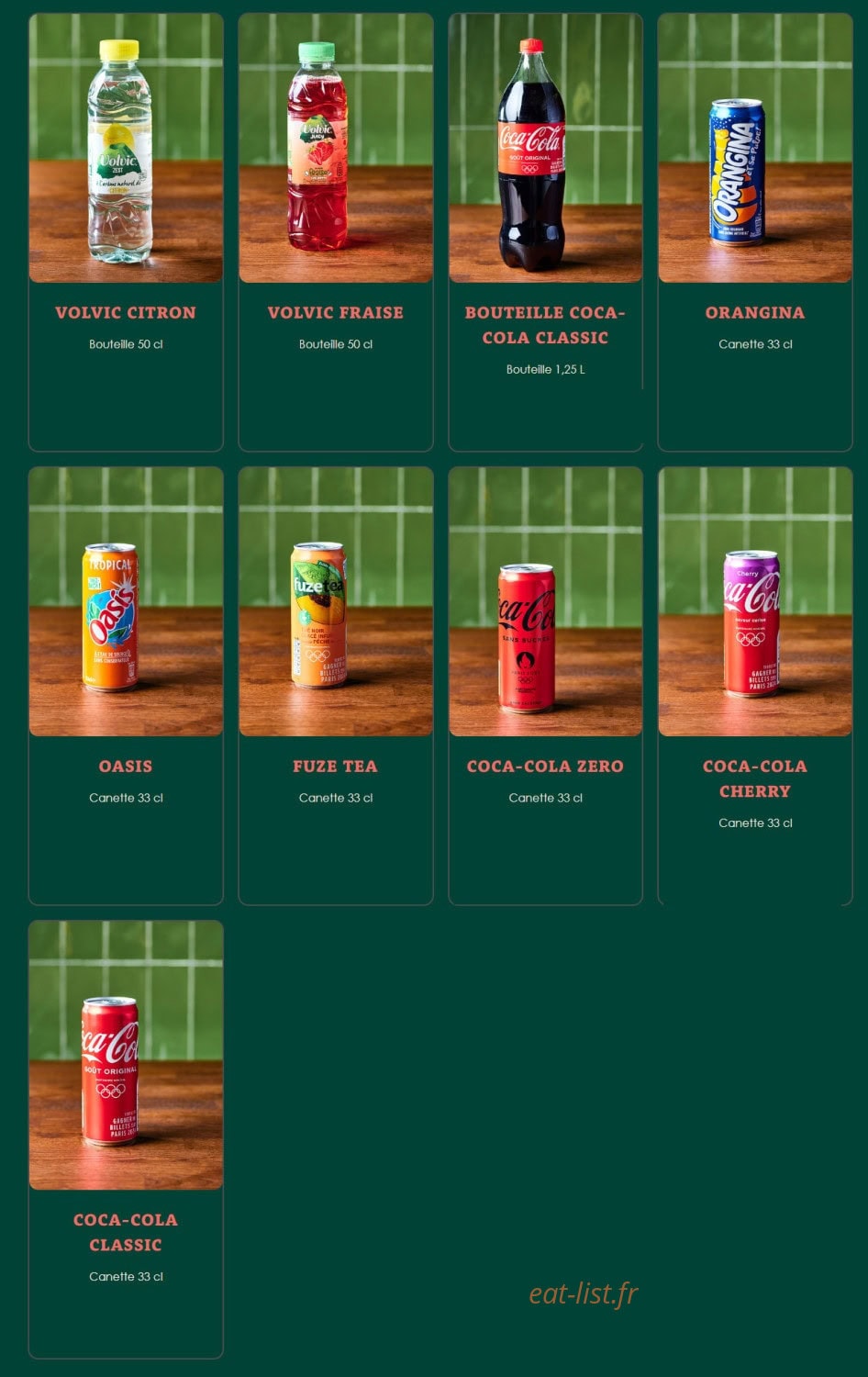 Pizza Cosy — carte page 10
