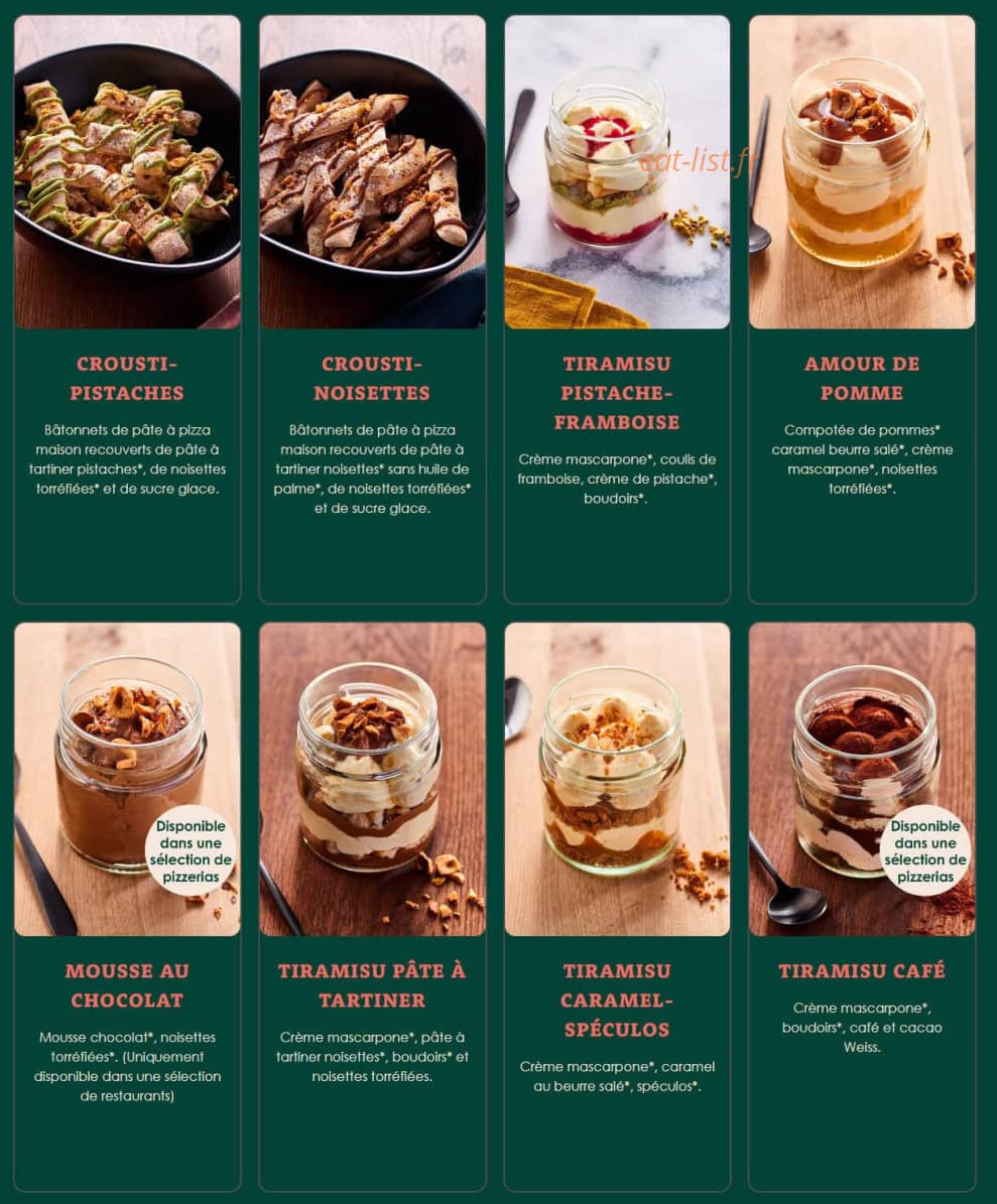 Pizza Cosy — carte page 7