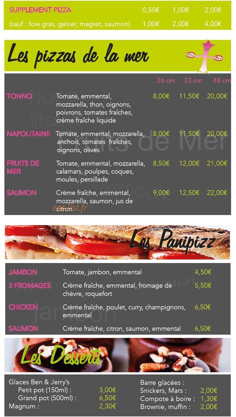 Pizza D'oc — carte page 5
