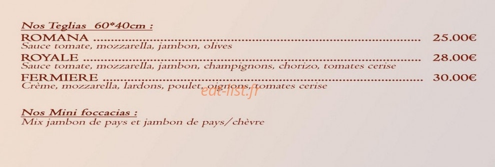 Pizza Gusto — carte page 8