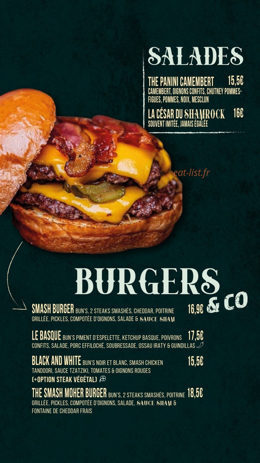 Shamrock — carte page 3