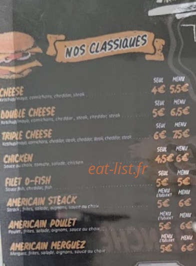 So burger — carte page 1
