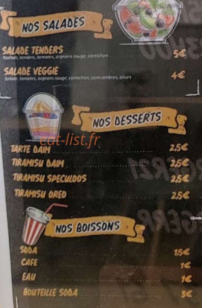 So burger — carte page 4