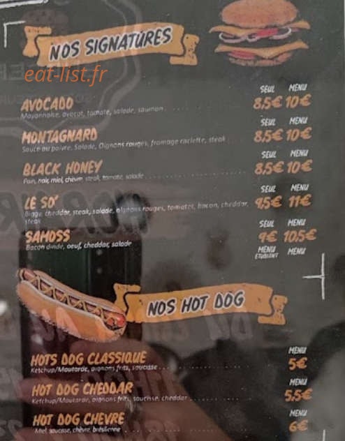 So burger — carte page 2