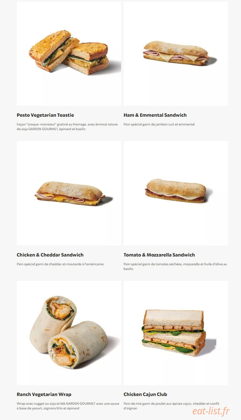Starbucks Coffee — carte page 19