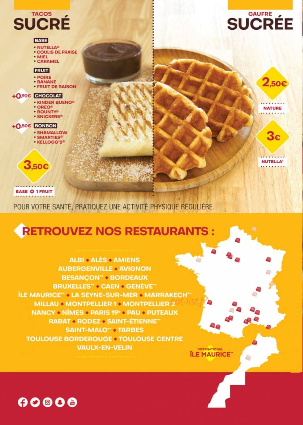 Tacos Avenue — carte page 4