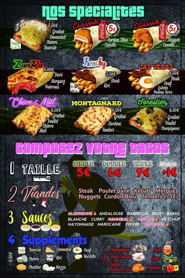 Tacos Street — carte page 2