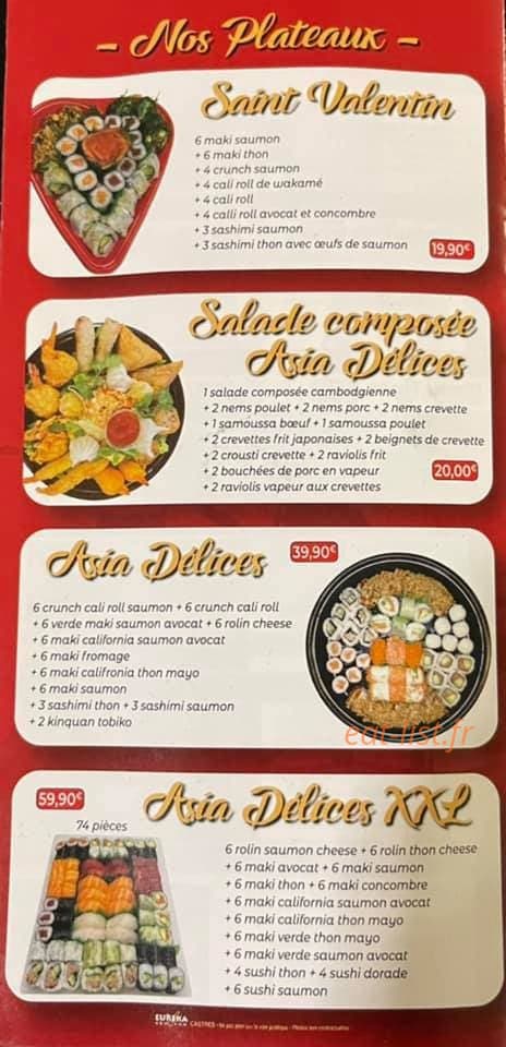 Asia delices — carte page 4