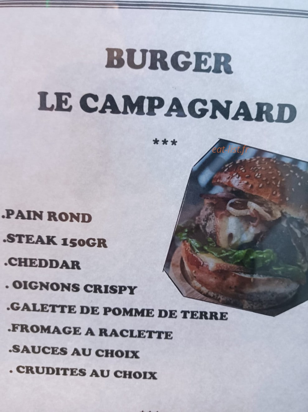Croc Chaud — carte page 1