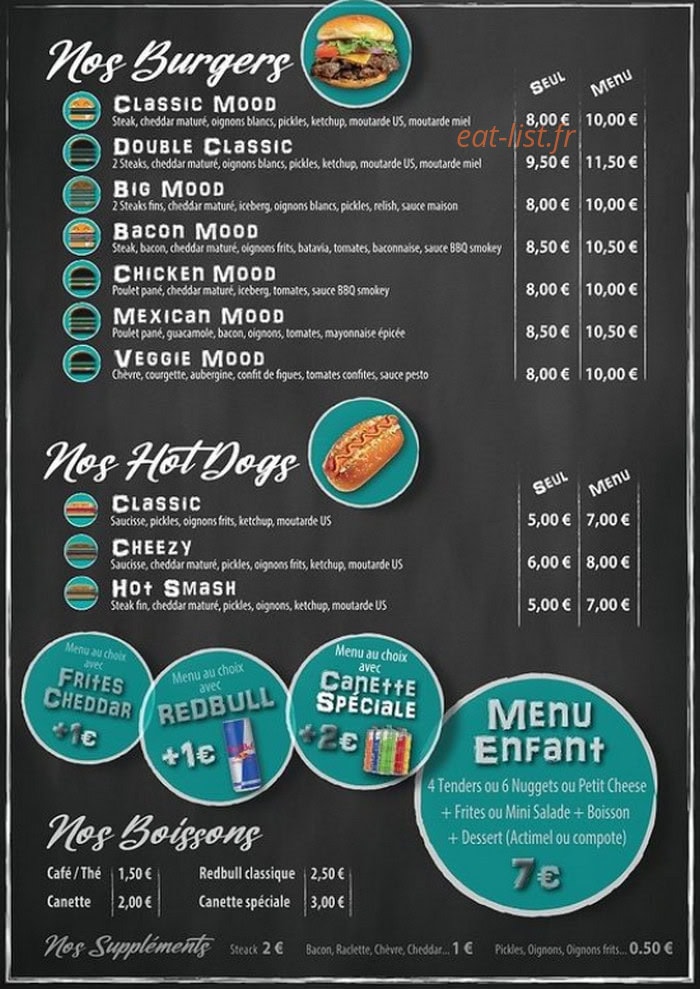 Food Mood — carte page 1
