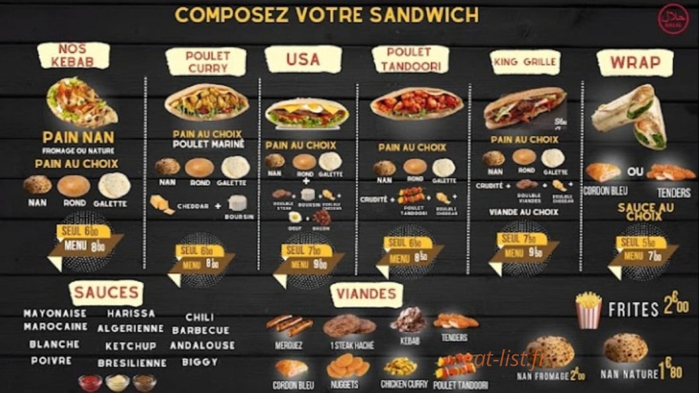 Grill Kebab — carte page 3