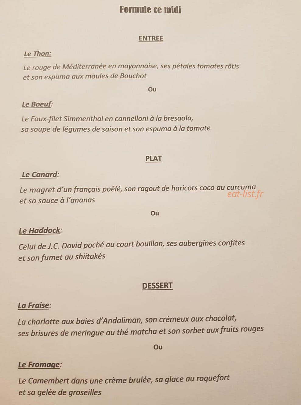 L'artist — carte page 1
