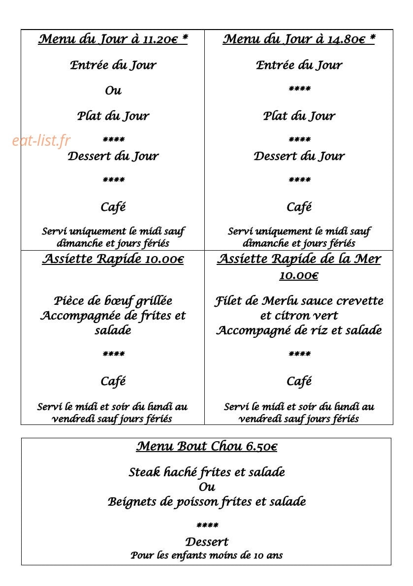 L' Eden — carte page 1