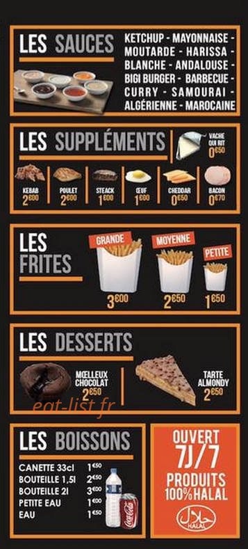 La Flambée — carte page 7