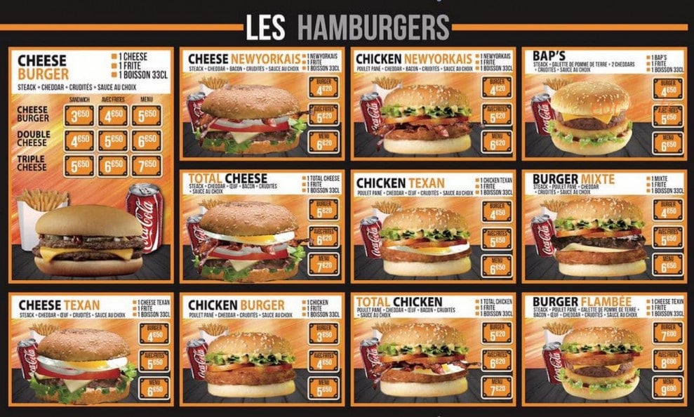 La Flambée — carte page 8
