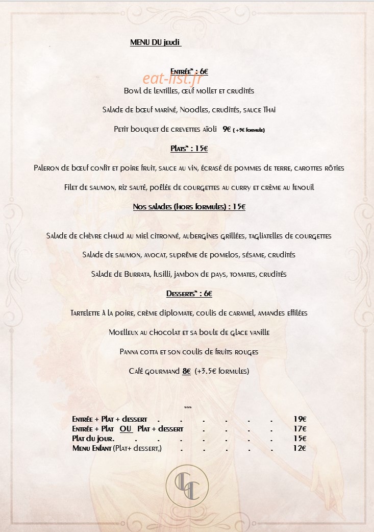 Le Cotton Castres — carte page 2