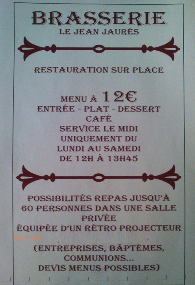 Le Jean Jaures — carte page 1